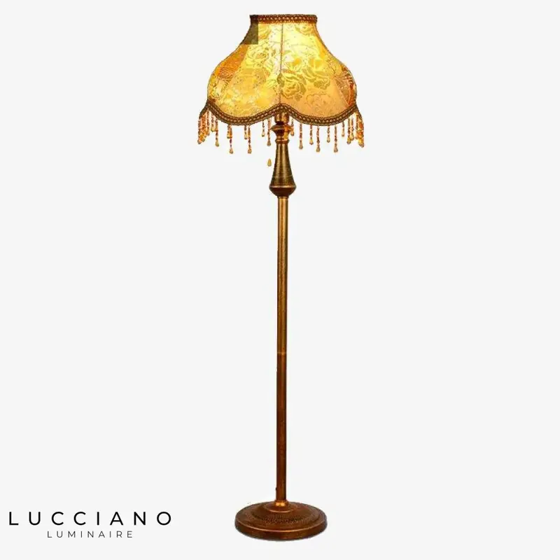 Lampadaire LED tissu sur pied