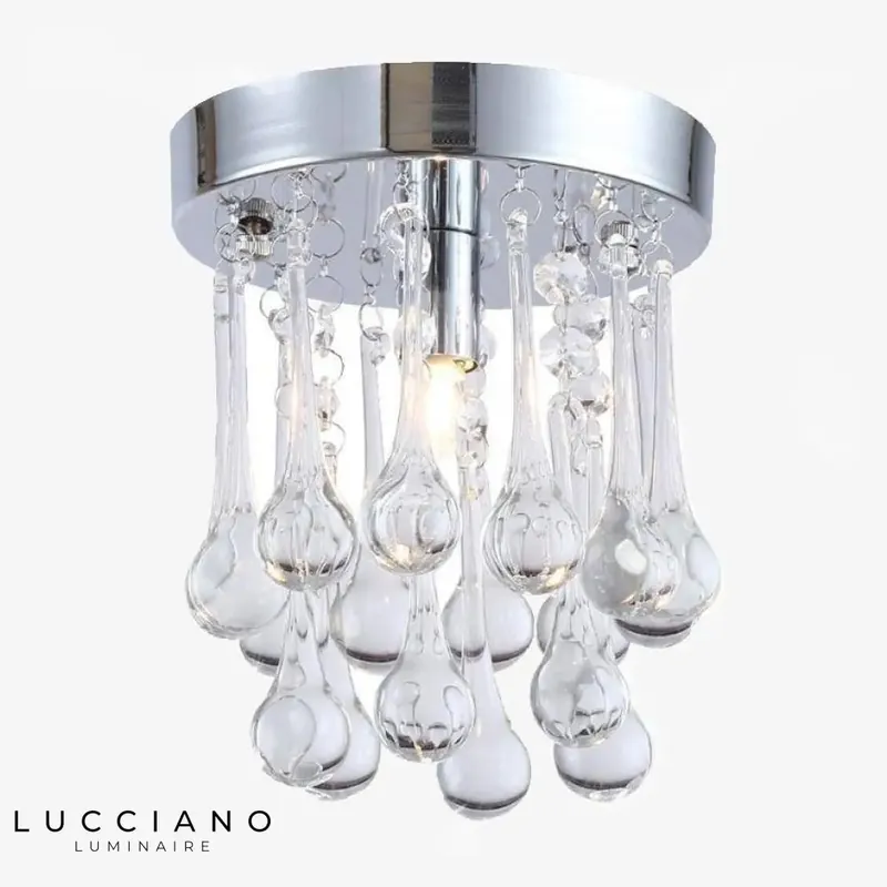 Plafonnier Cristal LED Chromé