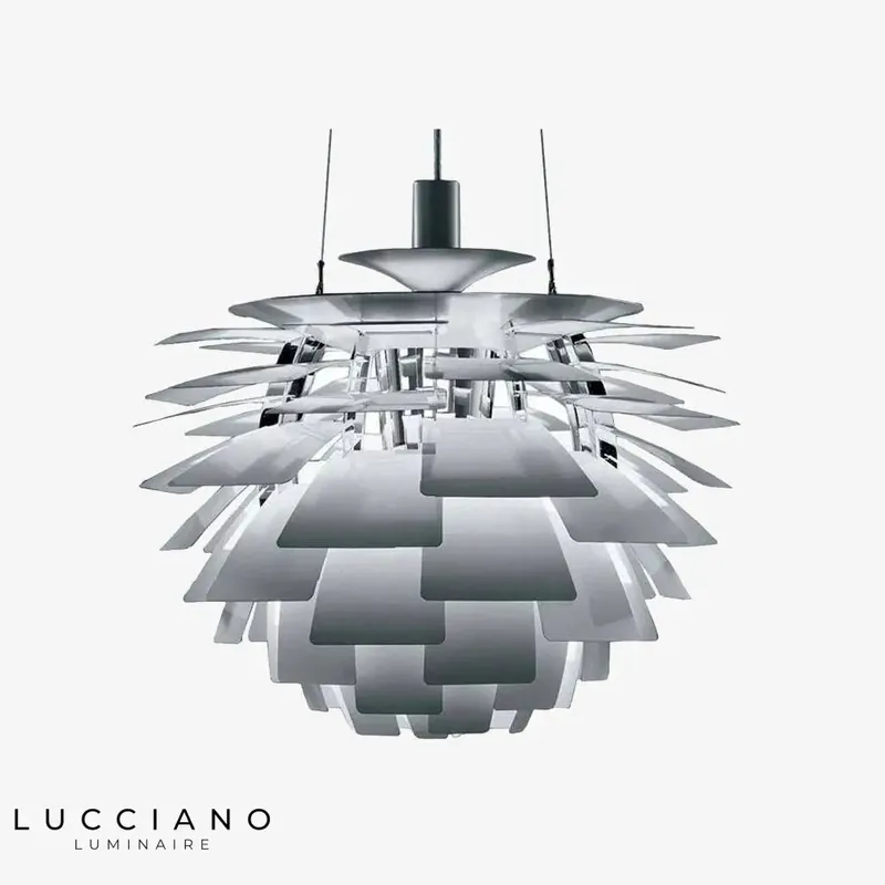 Suspension fleur aluminium nordique