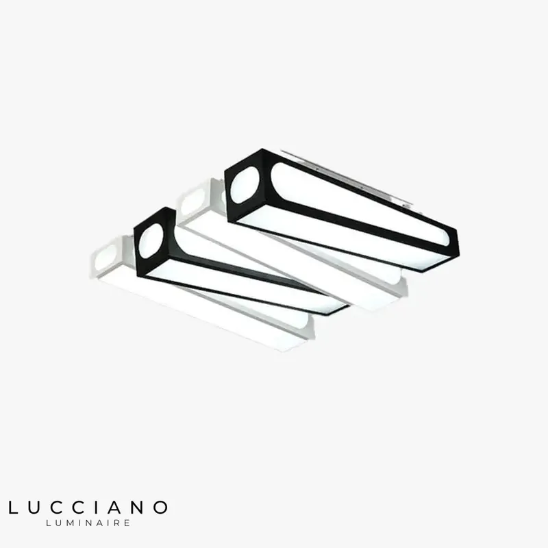 Plafonnier LED Rectangles Moderne
