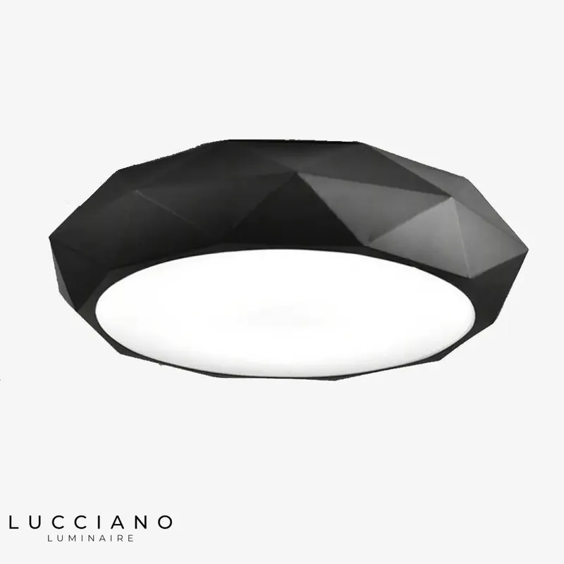 Plafonnier LED géométrique diamant