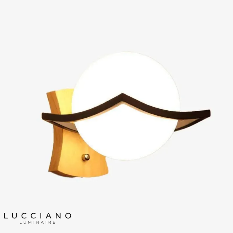 Suspension LED design en verre.