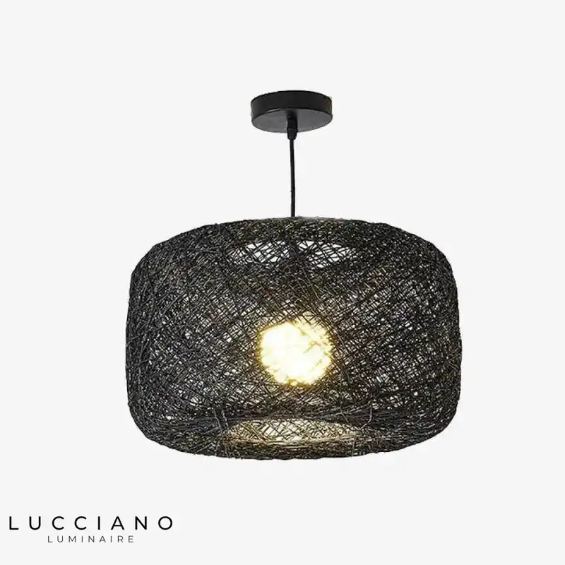 Suspension LED Tissu Couleur Country