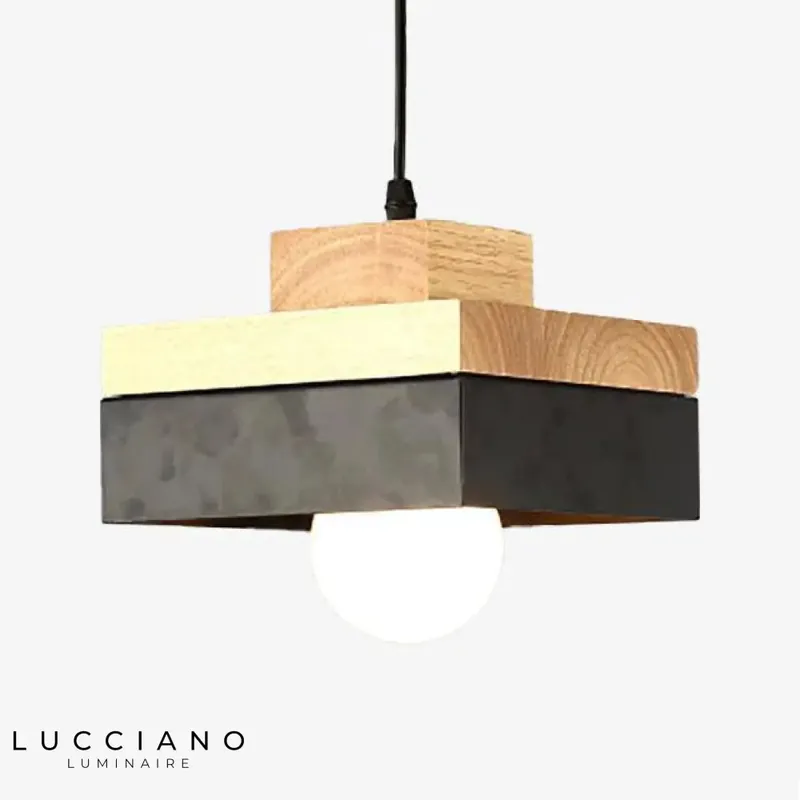 Suspension Scandinave Bois Métal