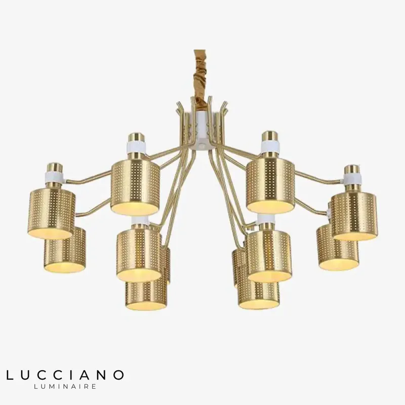 Lustre doré moderne Nordic