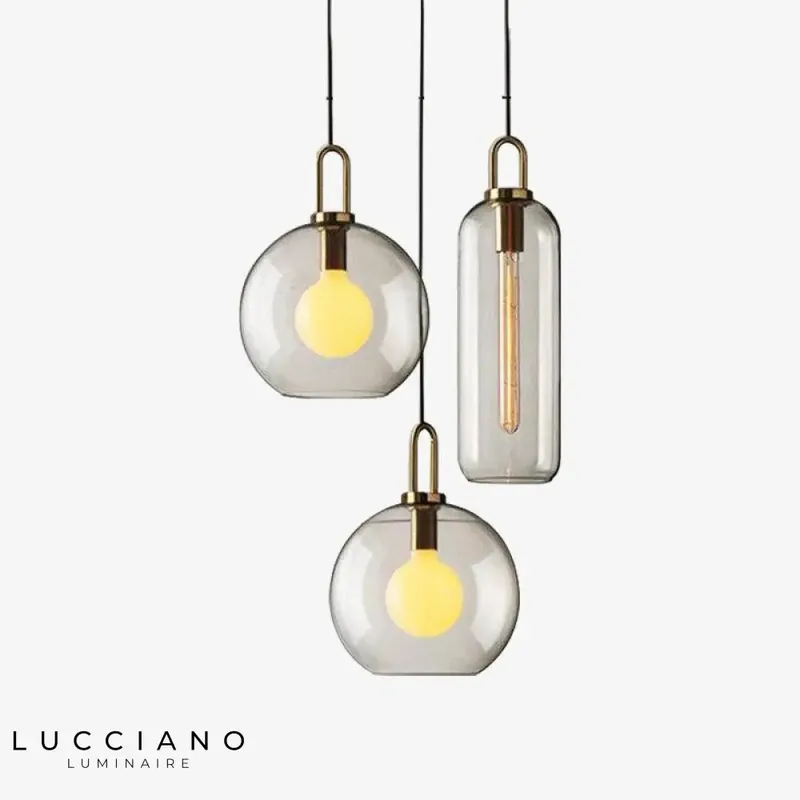 Suspension en verre formes Loft