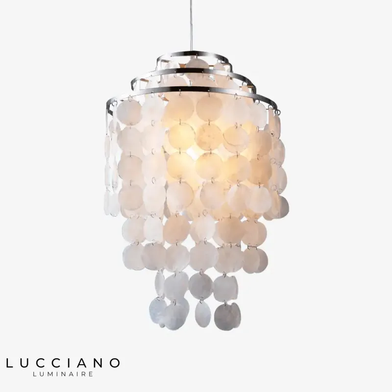 Suspension Cercles Confettis Naturelle
