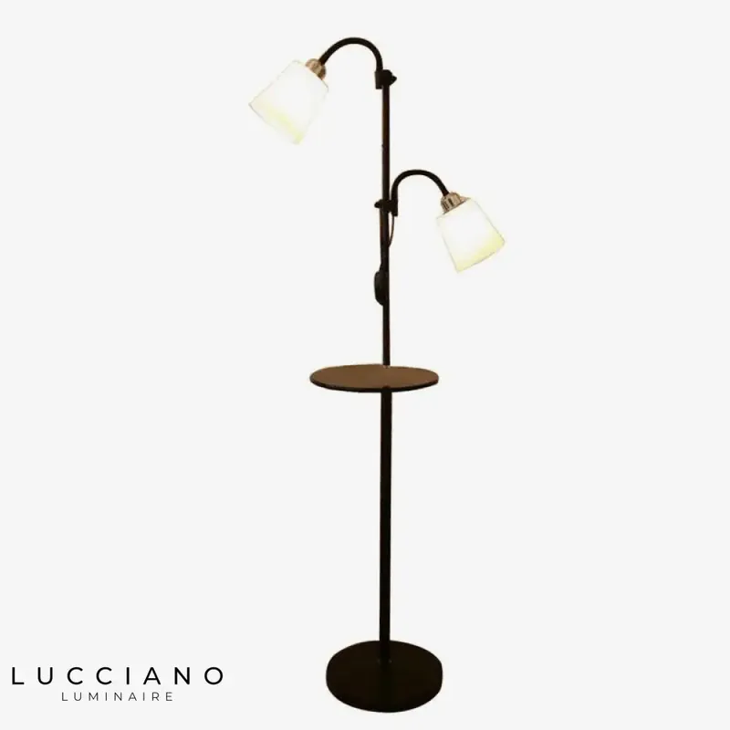 Lampadaire moderne à lampes ajustables