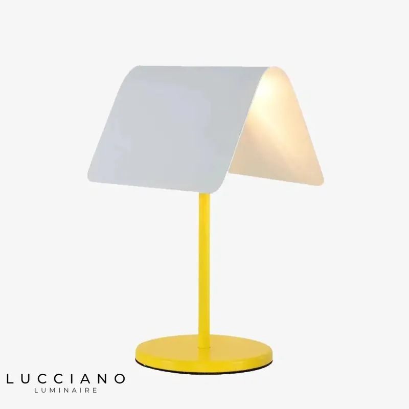 Lampe de chevet design jaune