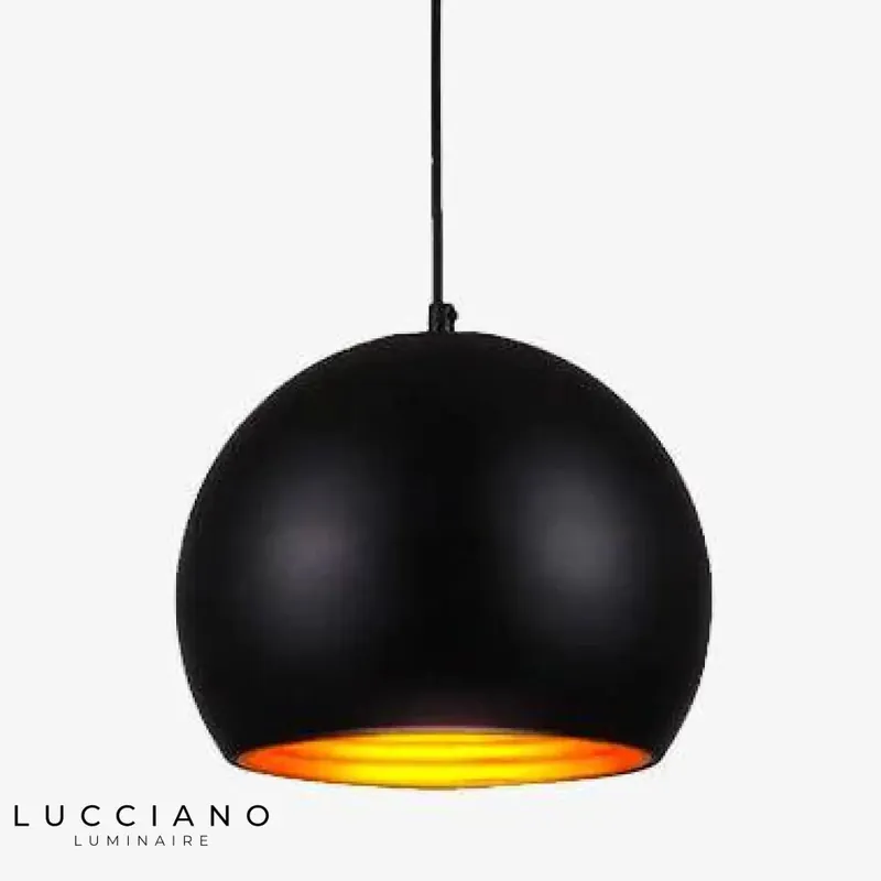 Suspension LED boule colorée moderne