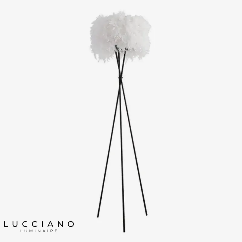 Lampadaire LED Plumes Trépied Room