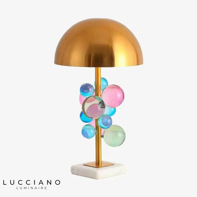 Lampe marbre métal Ball