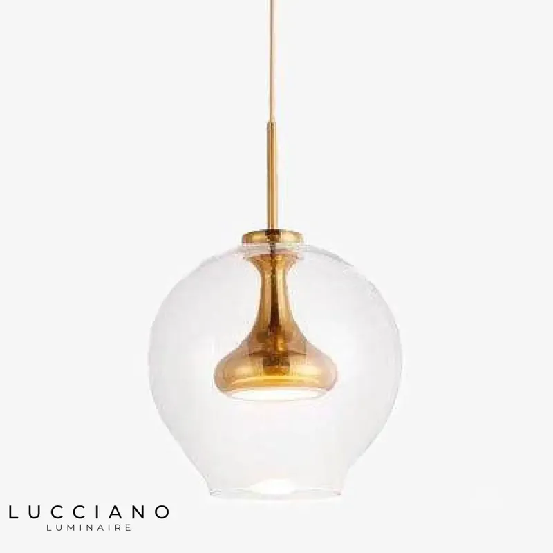 Suspension LED verre arrondi Glass
