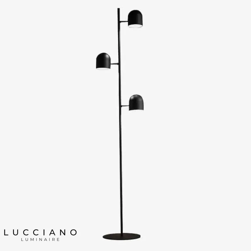 Lampadaire Nordic à lampes orientables