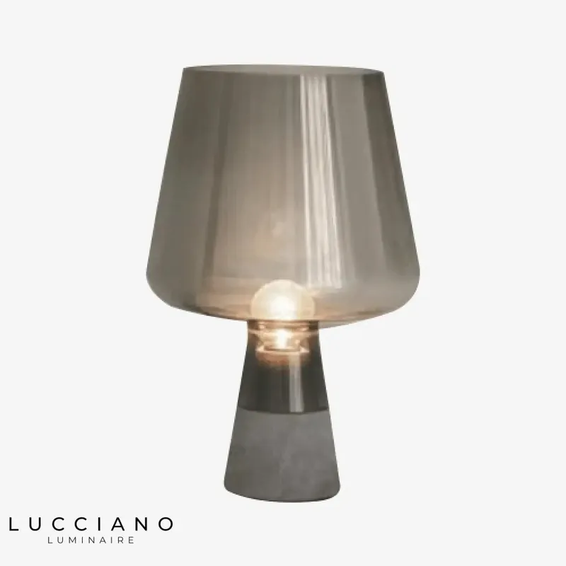 Lampe vintage Loft en verre
