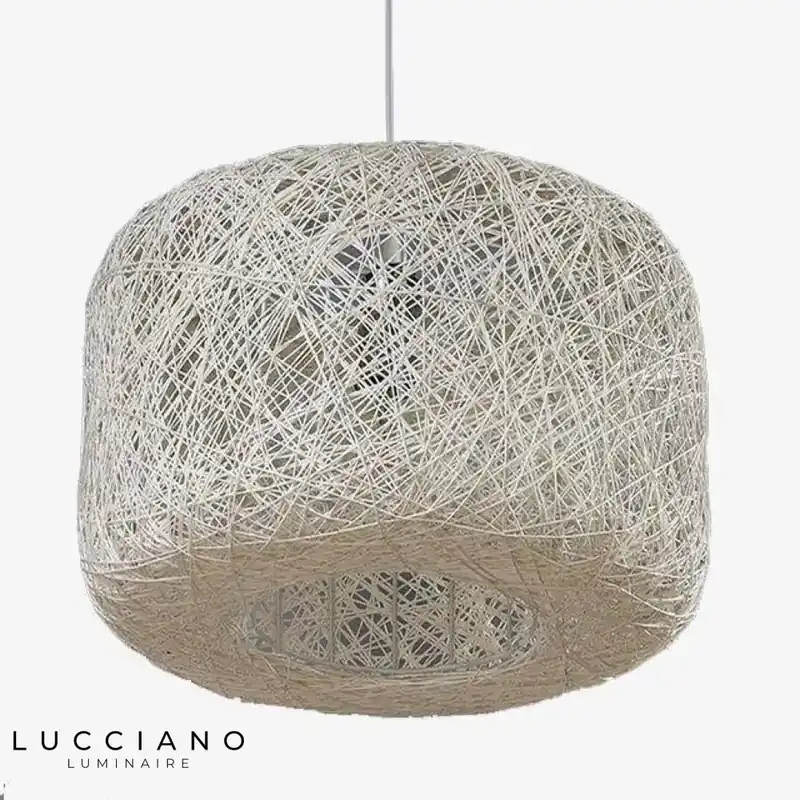 Suspension LED bambou coloré Caneword