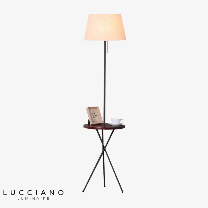 Lampadaire LED Table Coffee Tissu