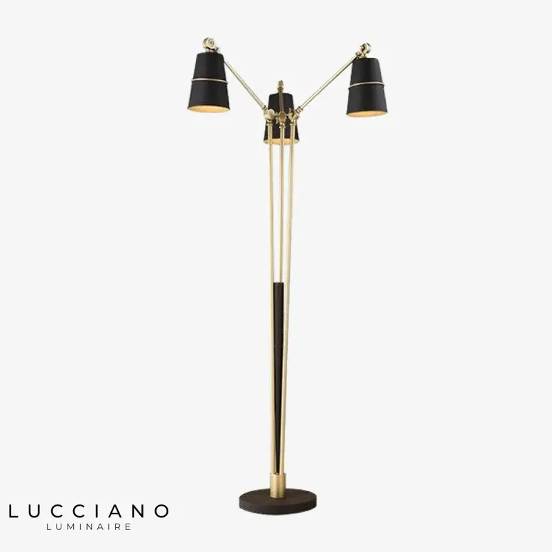 Lampadaire LED Doré Moderne
