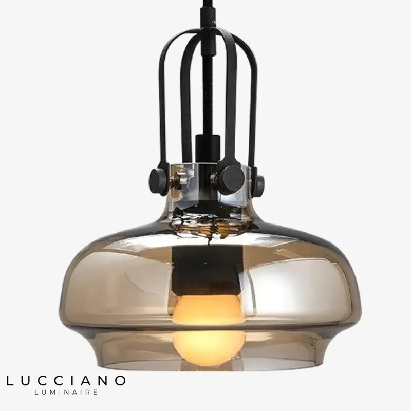 Suspension en verre pour café