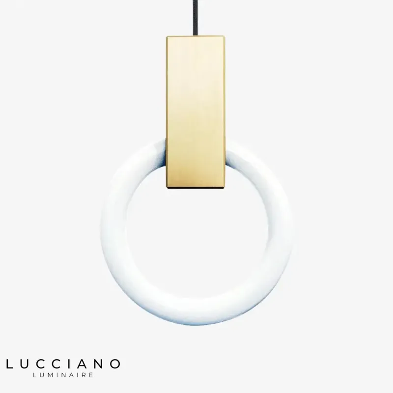 Cercle Éclairé Scandinave Suspension Design