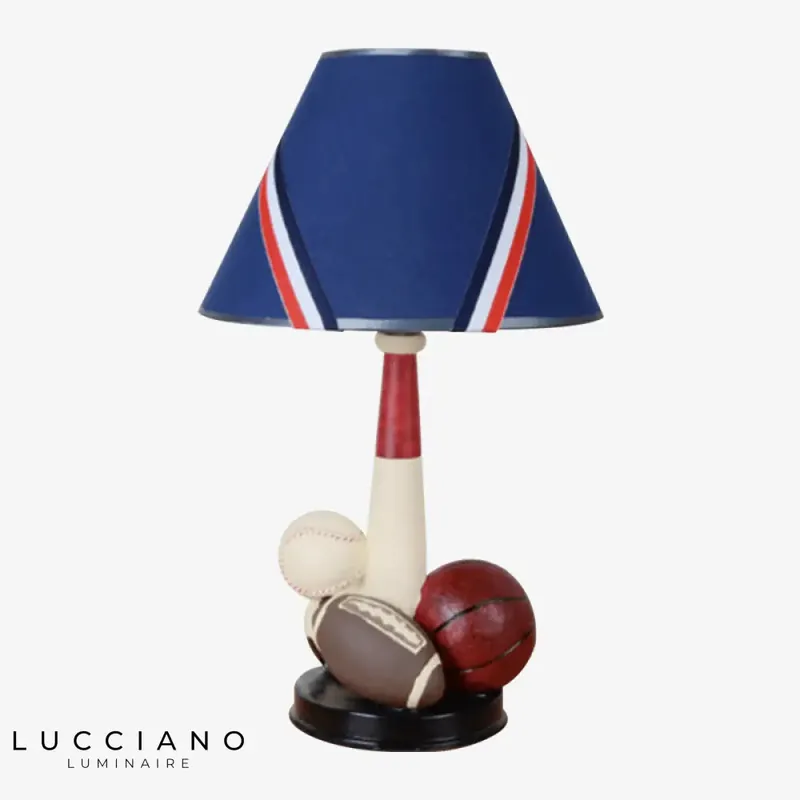 Lampe enfant ballons sportifs abat-jour