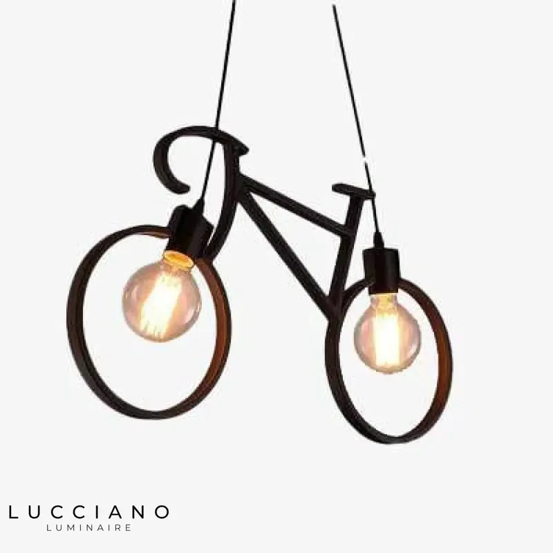 Suspension LED vélo design