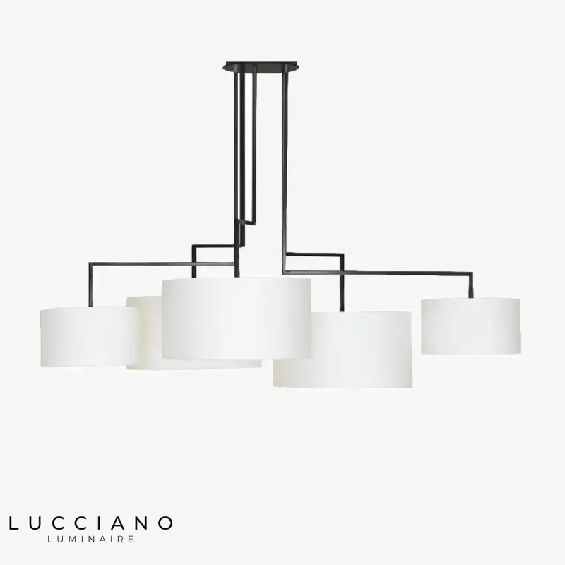 Lustre LED moderne abat-jours American