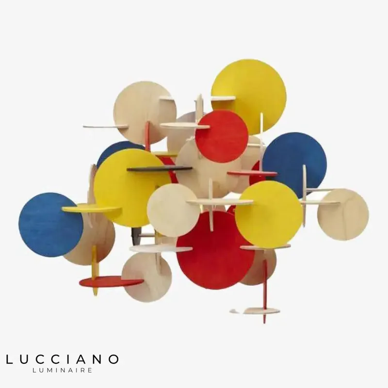 Lustre multicolore design Wood
