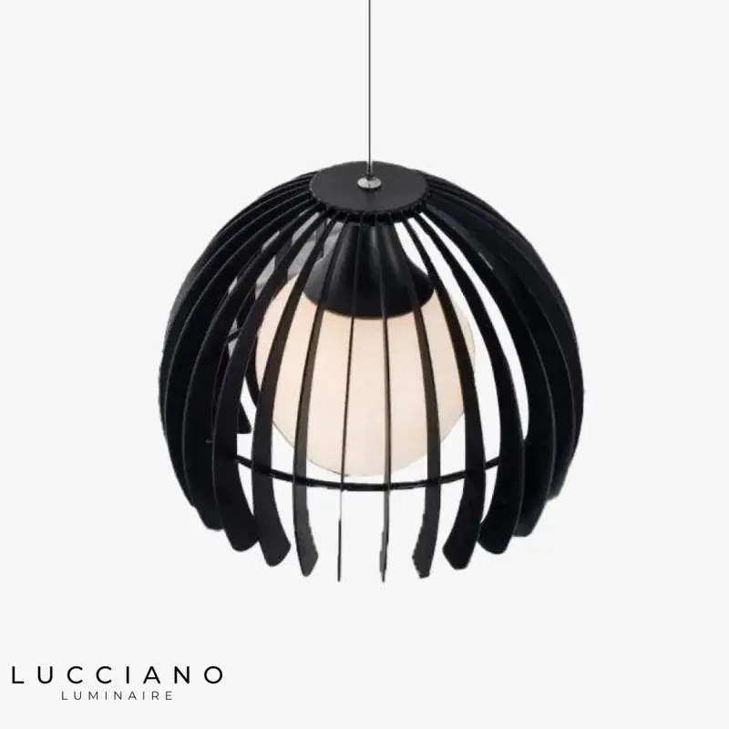 Suspension LED design cage arrondie