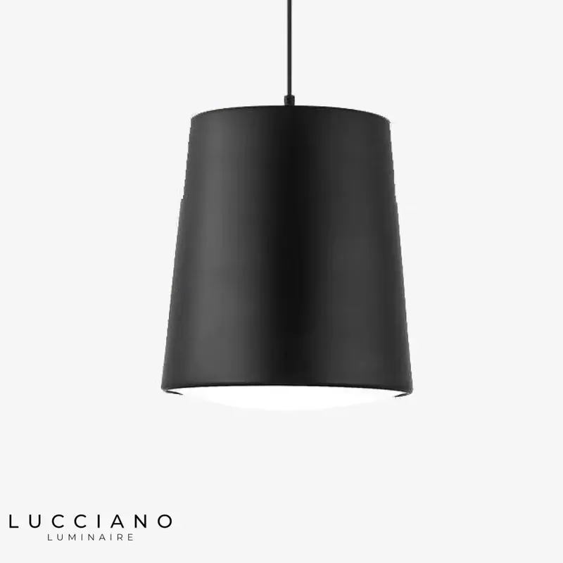 Suspension LED Cylindre Aluminium Coloré
