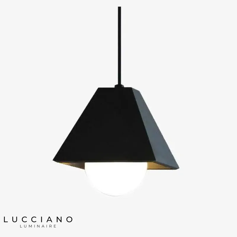 Suspension LED colorée triangulaire
