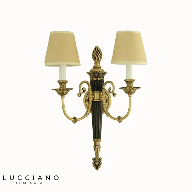Applique murale européenne design cuivre luxe