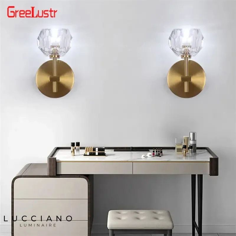 Voici la transformation du titre avec les 2 premiers mots conservés :
Applique murale en cristal moderne design élégant