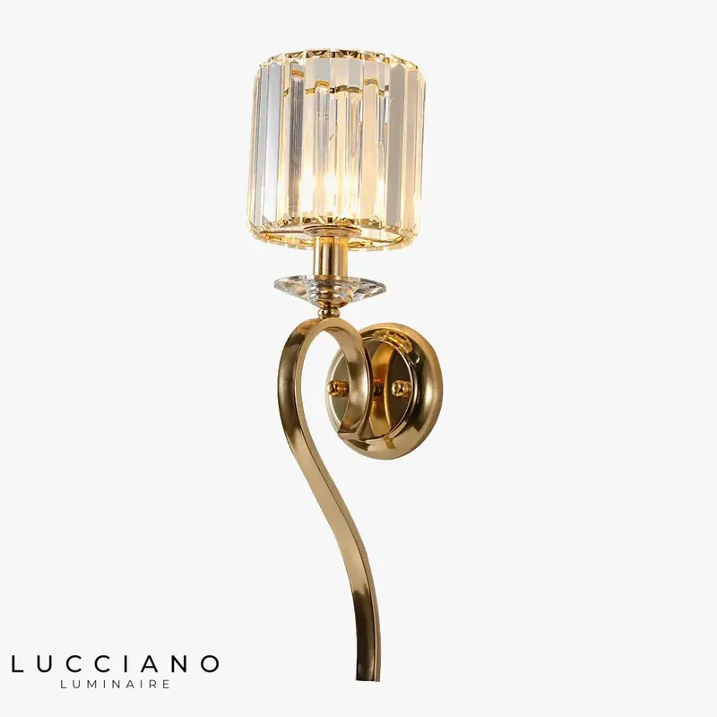 Biewalk - élégante lampe murale design cristalline