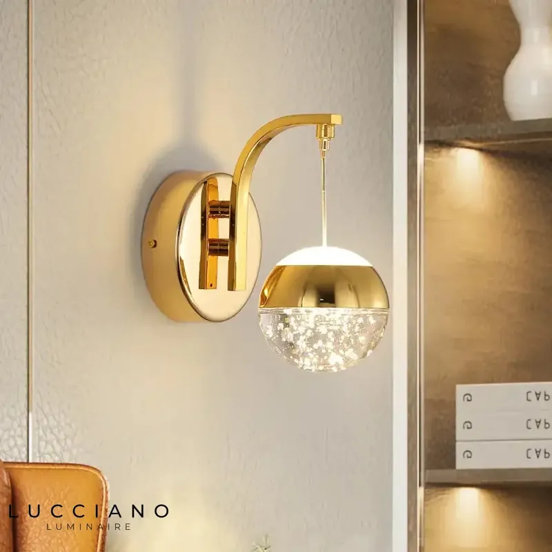 Voici le titre transformé :
Applique murale LED élégante luxueuse design