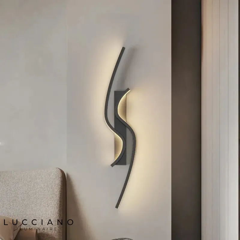 Applique murale LED design élégant intérieur.