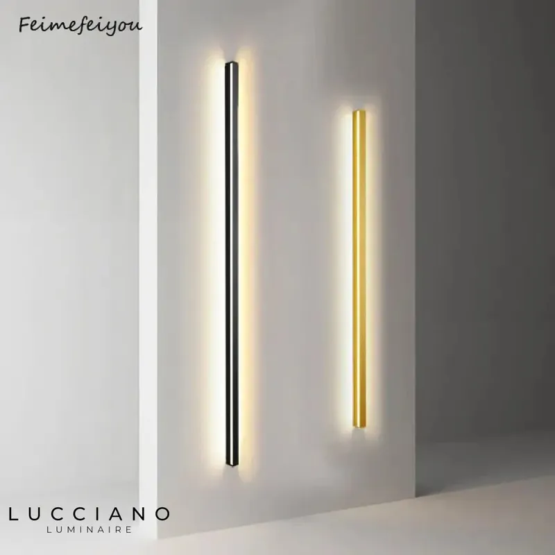 Applique murale design élégante minimaliste linéaire