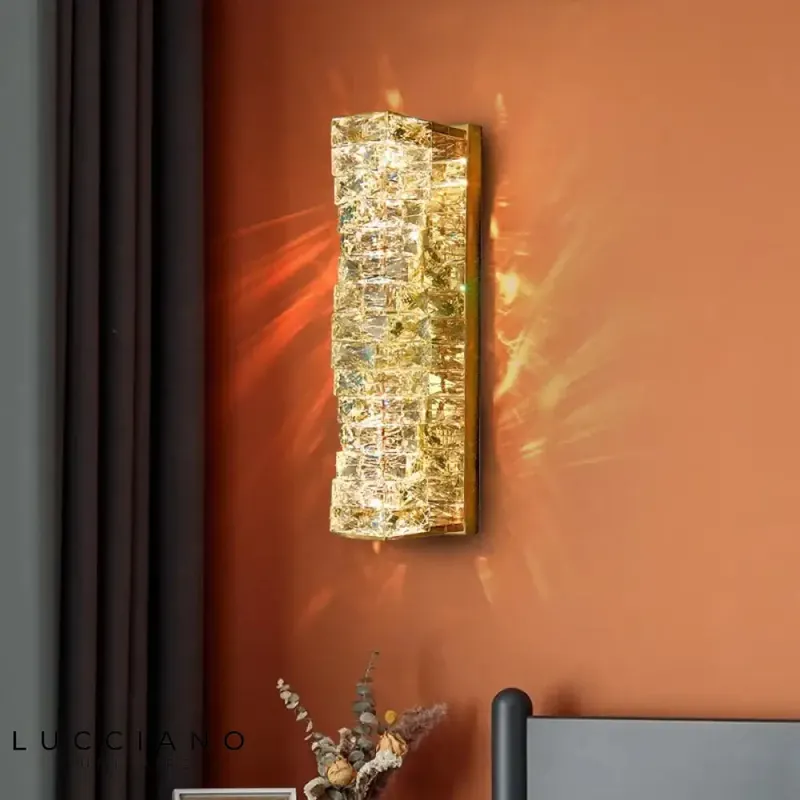 Applique murale en cristal élégante et raffinée