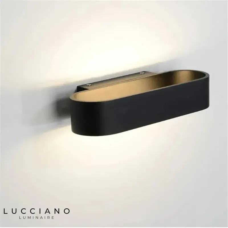 Applique LED en aluminium moderne et élégante