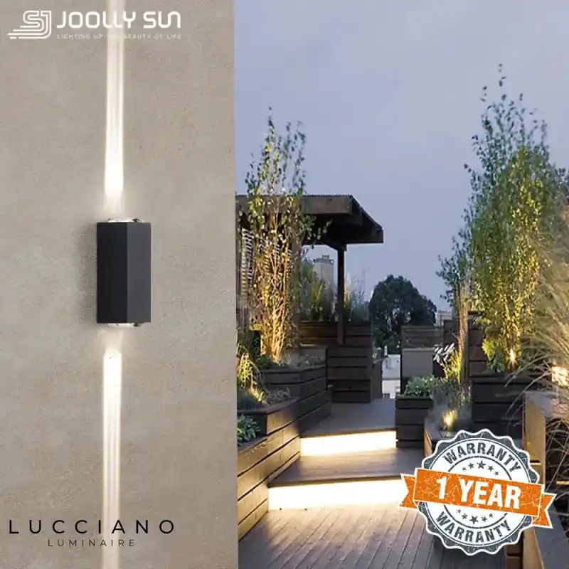 JoollySun LED Outdoor Wall Light Waterproof Lamp