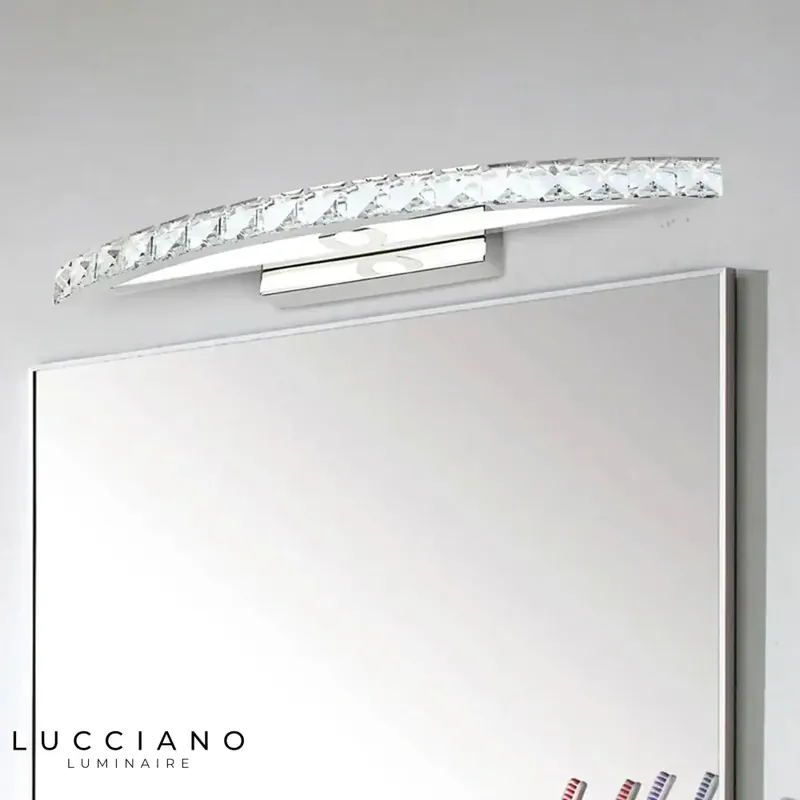 Applique Murale Dorée LED Étanche Salle de Bain
