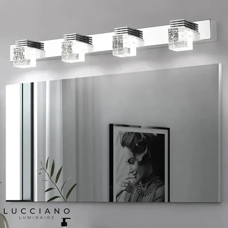 K9 cristal appliques modernes luminaires salle bains
