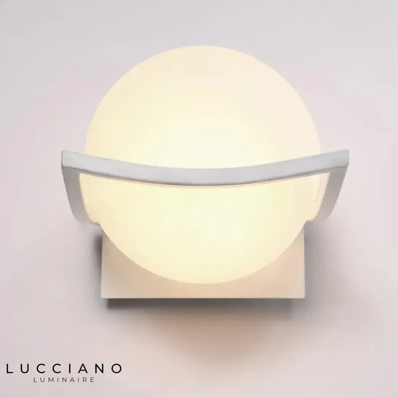 Applique Murale Led Chaude Design Verre Élégant