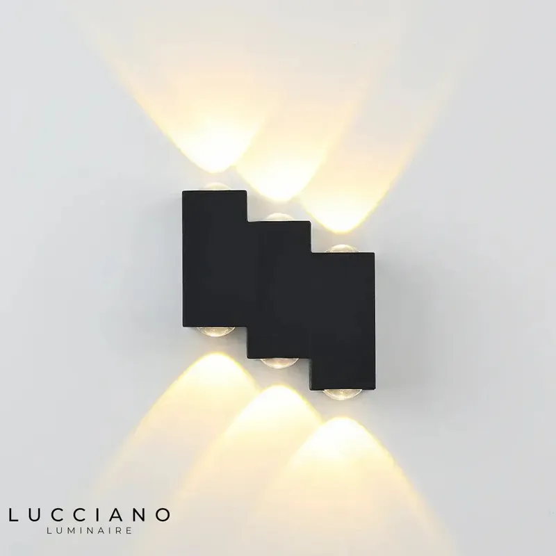 Applique murale extérieure design lumineux moderne