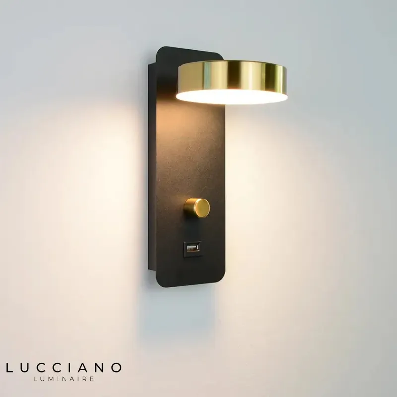 Applique murale LED nordique design minimaliste élégant