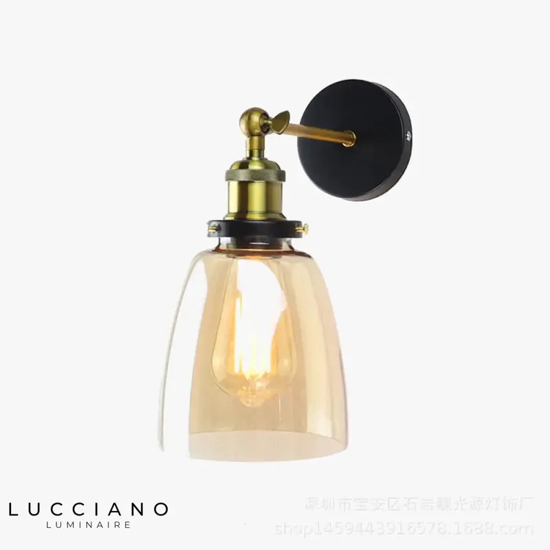Applique murale avec luminaire vintage élégant