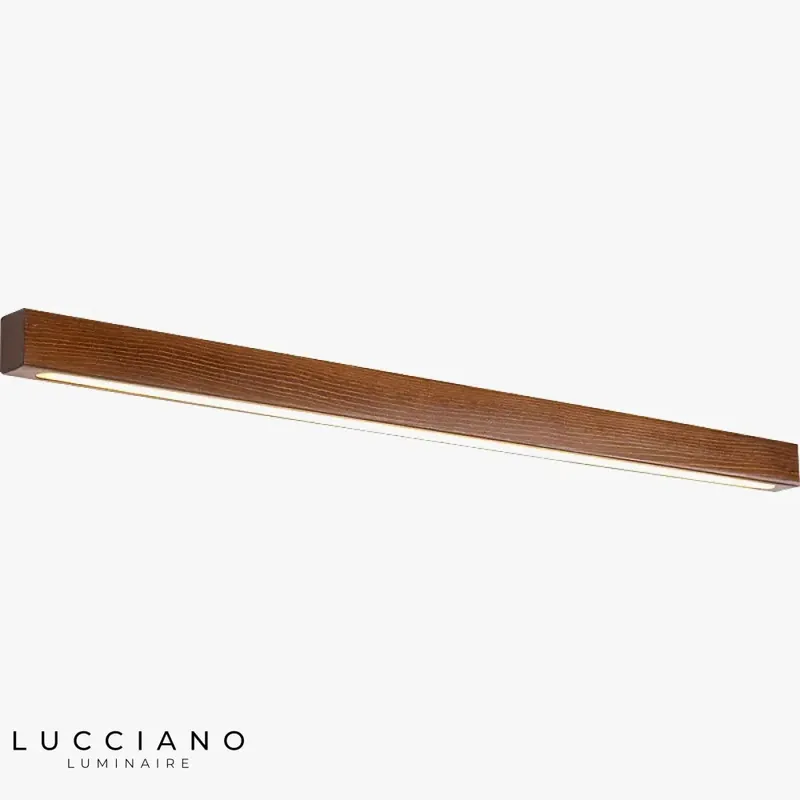 Applique murale LED noyer design élégant