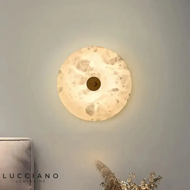 Applique murale ronde luminaire design élégant