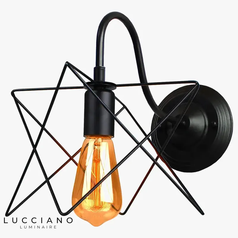 Applique murale Led industrielle vintage design