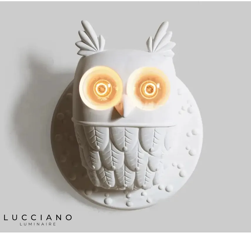 Applique murale nordique design élégant hibou
